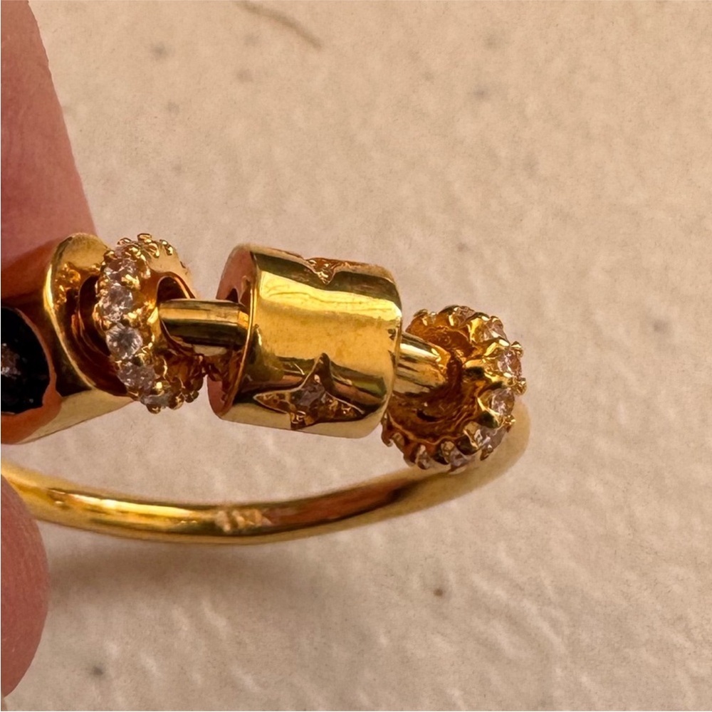 18k Celestial Spinner Ring - Picture 5 of 5